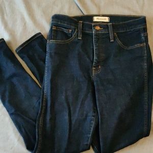 Madewell 10" high rise skinny jean
